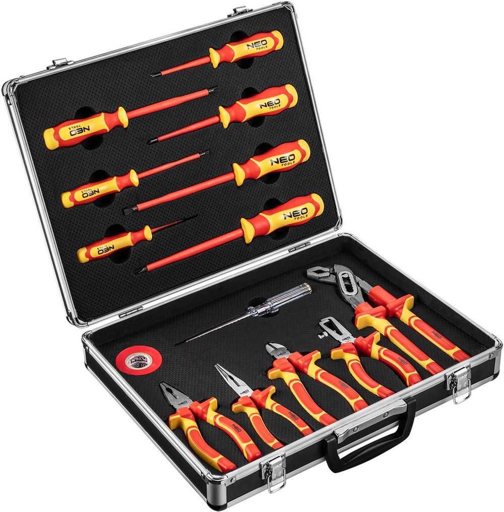 Neo serie - gereedschapscombiset 1000v - 13 stuks - ergonomische handgreep - 25-jarige garantie