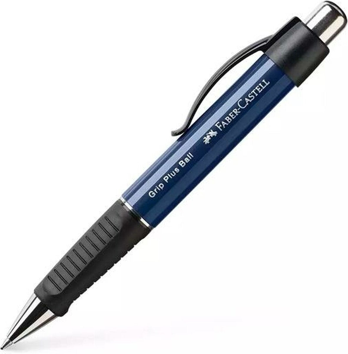 Faber-castell pen grip plus ball m blauw 5 stuks