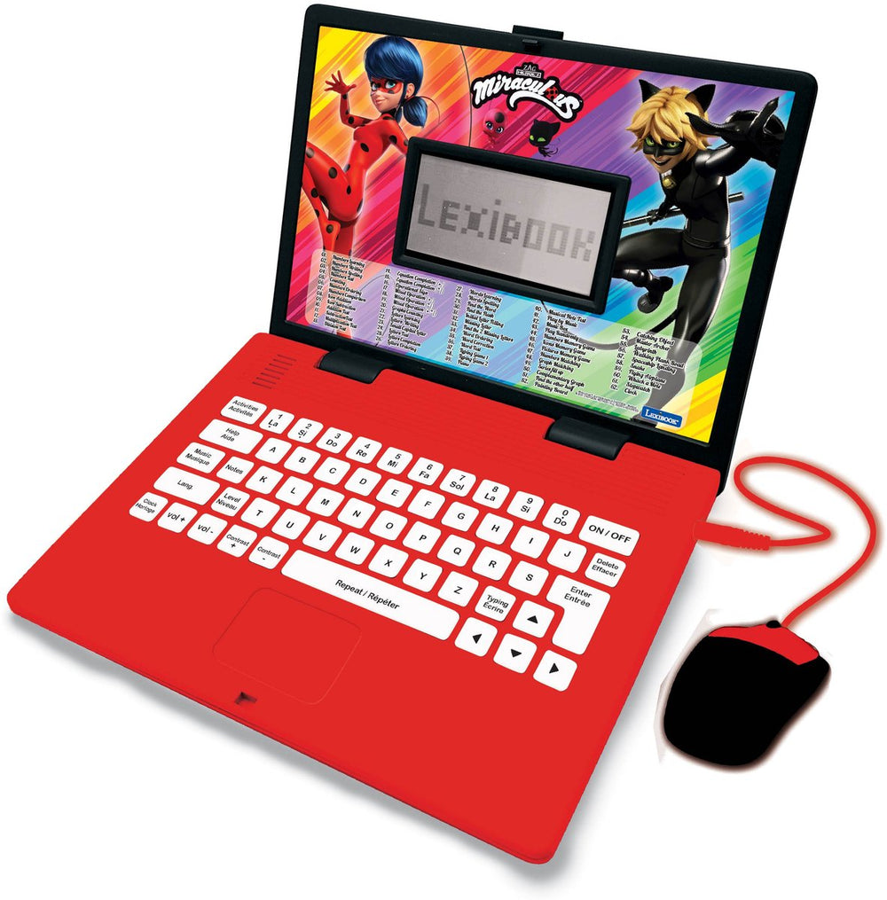 Lexibook ordinateur portable éducatif bilingue miraculous (fr en)