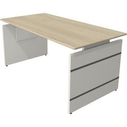 Bureau kerkmann 11464050 rechthoekig esdoorn