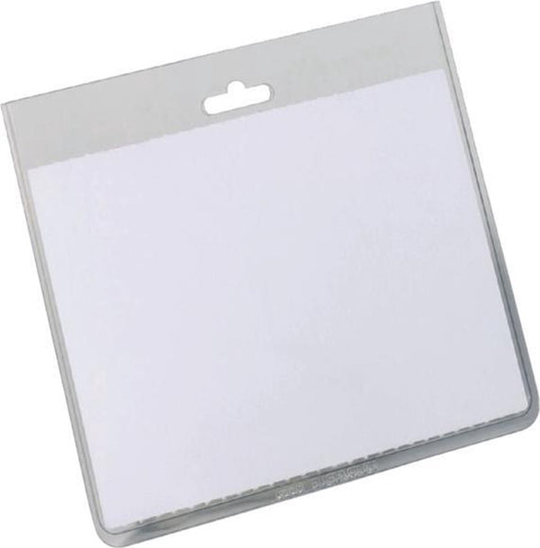 Durable naambadge 8135 90x60mm transparant gesloten
