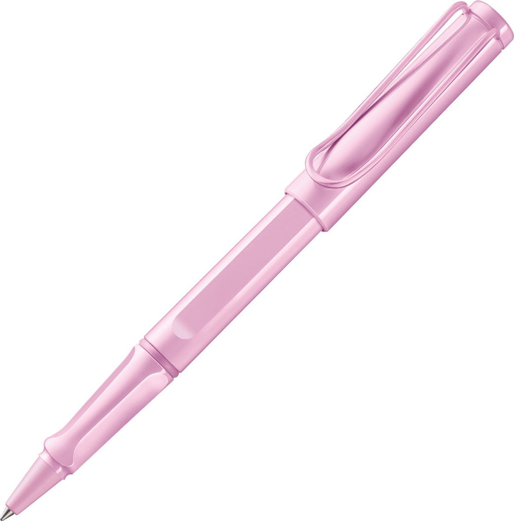 Lamy safari lightrose rollerbalpen - tijdloze klassieke pen met ergonomische greep lijndikte m - lichaam van robuust asa-kunststof, met rollerbalvulling m 63 in zwart