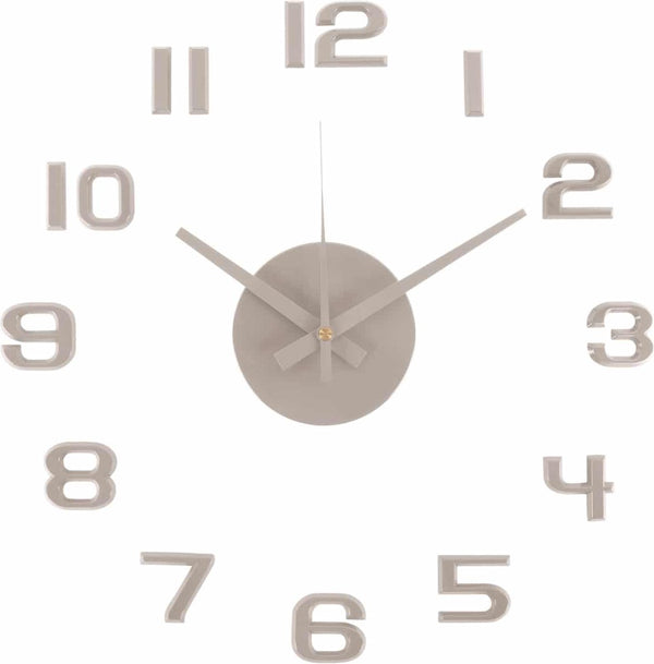 Karlsson wandklok diy sunset numbers - grijs - ø35cm - wandklok scandinavisch