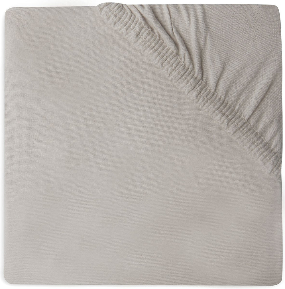 Jollein - baby hoeslaken jersey (nougat) - katoen - hoeslaken wieg - 70x140cm 75x150cm