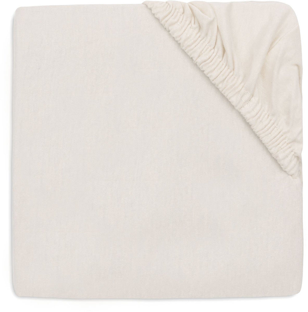 Jollein hoeslaken wieg - 40 50x80 90cm - jersey - oatmeal