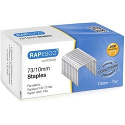 Nietjes rapesco 1260 staal zilver pak van 2000