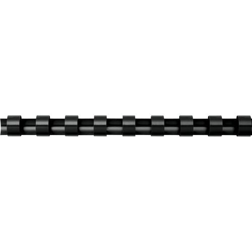 Pack 100 binding combs black 5345707 fellowes plastic a4 8mm