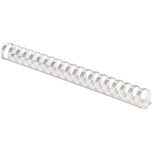Pack 50 binding combs white 5348204 fellowes plastic a4 25mm