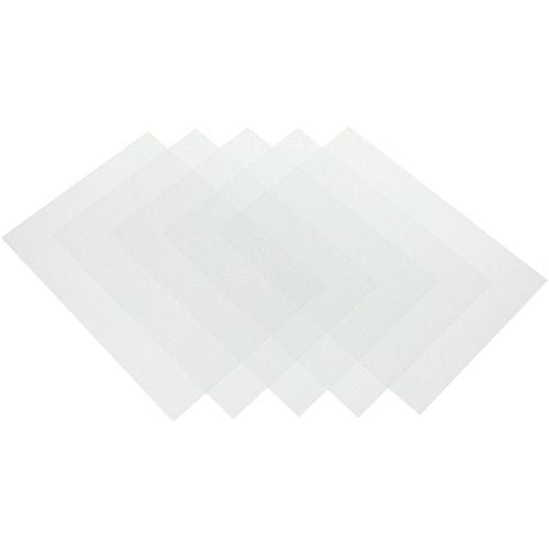 Pack 100 binding cover transparent 5375901 fellowes pvc a4