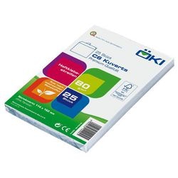 Enveloppen öki 42944 c6 zelfklevend wit