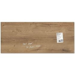Glasbord sigel bruin 130 x 55 cm