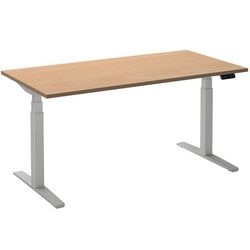 Zit-sta-bureau ceha ade2plhl168q9016be beuken melamine, metaal