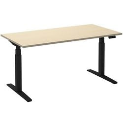 Zit-sta-bureau ceha ade2plhl148q9005ah esdoorn melamine, metaal