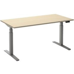 Zit-sta-bureau ceha ade2plme208q9006ah esdoorn melamine, metaal