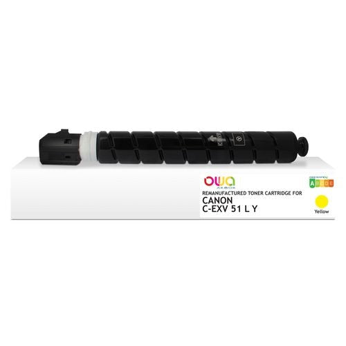 Inktcartridge owa c-exv 51 l y geel 26000p