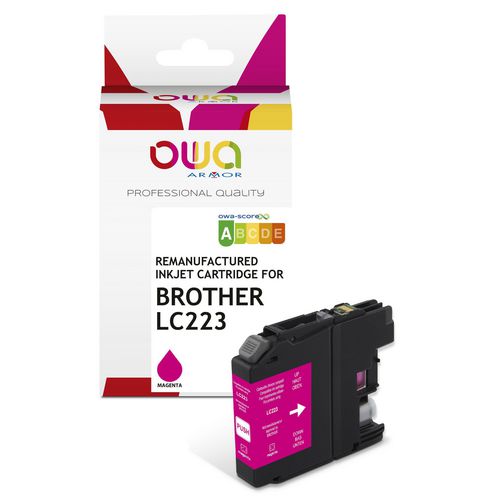 Inktcartridge owa lc223 rood