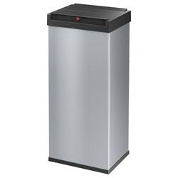 Prullenbak met tuimeldeksel hailo 8602210 zilver big-box swing xl
