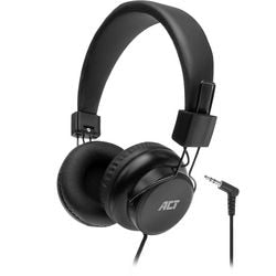 Koptelefoon act ac9300 zwart bedraad