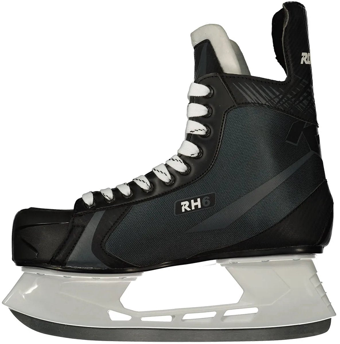 Roces - rh 6 - ijshockeyschaatsen - schaatsen heren - zwart wit - high support enkelcup comfortvoering - maat eu 43