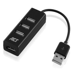 ACT Connectiviteit Connectiviteit USB Hub mini 4-poorts