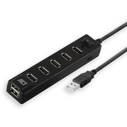 Act usb-hub ac6215 zwart