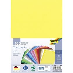 Gekleurd papier folia 6499 papier kleurenassortiment