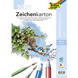 Tekenpapier folia 8300 karton wit