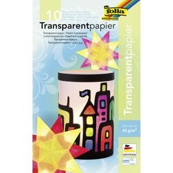 Knutselpapier folia 810 transparant papier kleurenassortiment