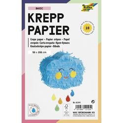 Crêpepapier folia 82391 crêpepapier kleurenassortiment