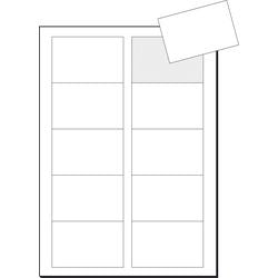 Visitekaartjes sigel 3c 85x55mm helder wit