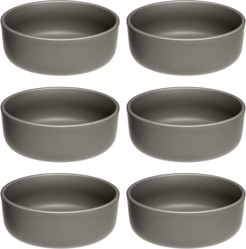 Leonardo roma schaal 16cm taupe - set 6
