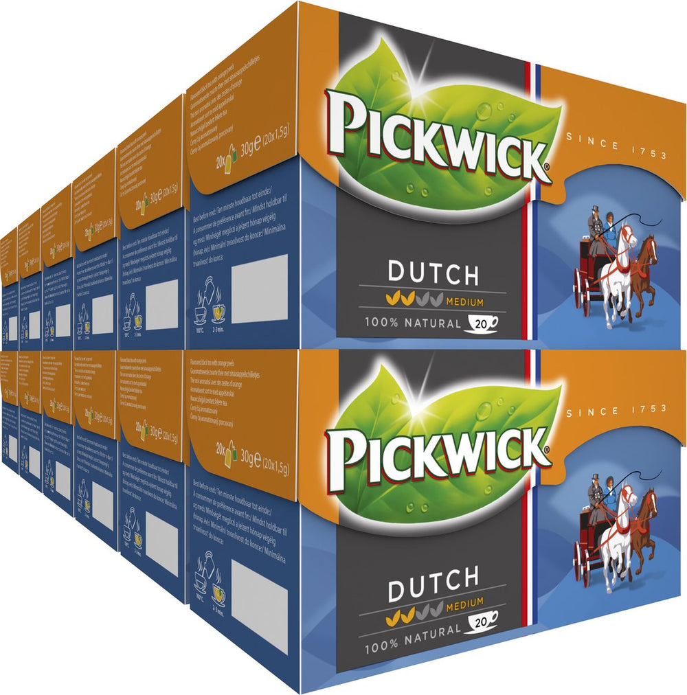 Pickwick dutch zwarte thee - 12 x 20 theezakjes
