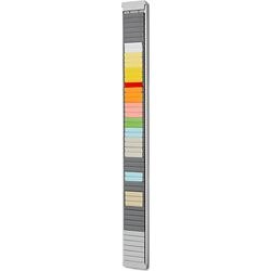 T-kaartenbord ultradex 20 sleuven zilver