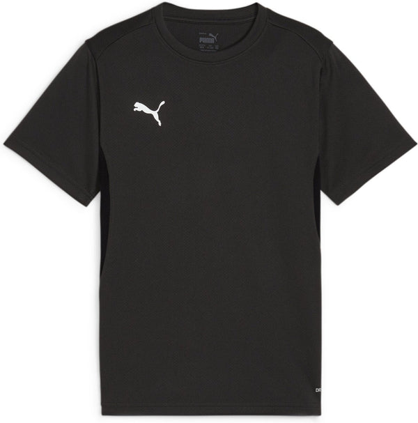 Puma teamgoal jersey jr jongens sportshirt - black- white-flat dark gray