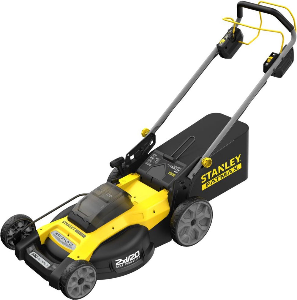 Stanley sfmcmws251m fatmax® v20 accu grasmaaier 51cm met wielaandrijving 2x18v 4.0ah