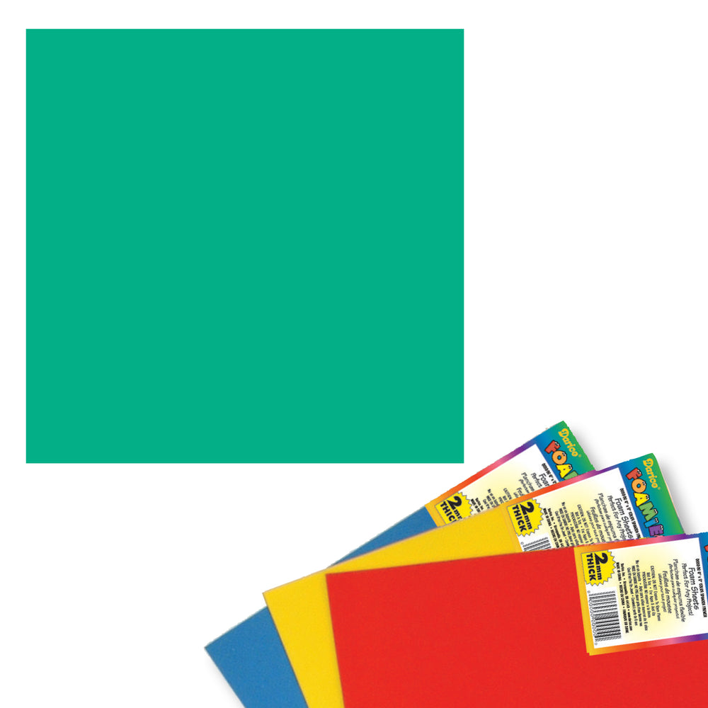 Darice • foamies 2 mm 22,5x30 cm turkoois