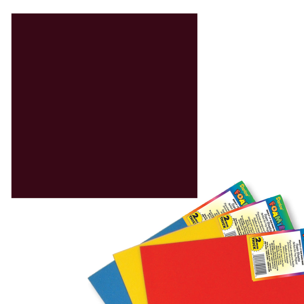Darice • foamies foam sheet 3mm 22,5x30 cm roodbruin