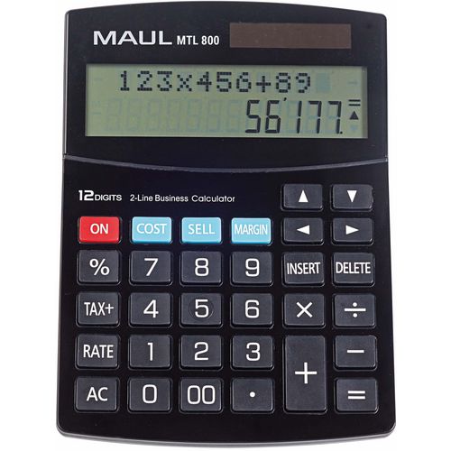 Bureaurekenmachine maul mtl 800 business pro zwart