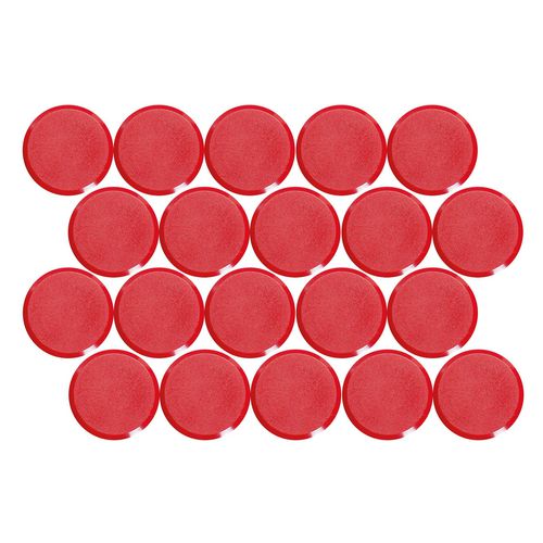 Whiteboard-magneten maul 6177125 rood pak van 20