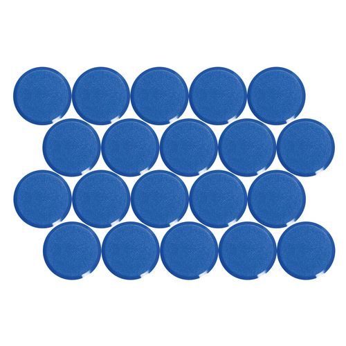 Whiteboard-magneten maul 6177135 blauw pak van 20