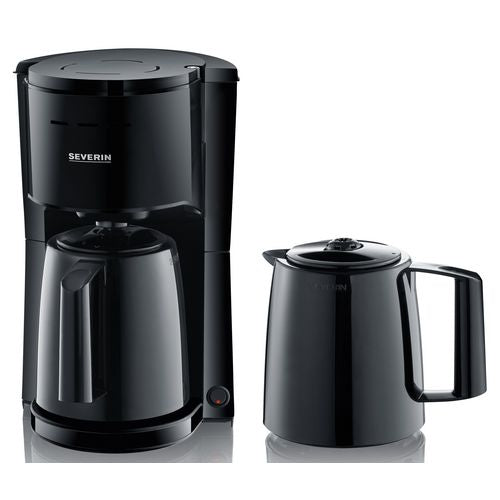 Koffiezetapparaat severin ka 9307 2 kannen zwart