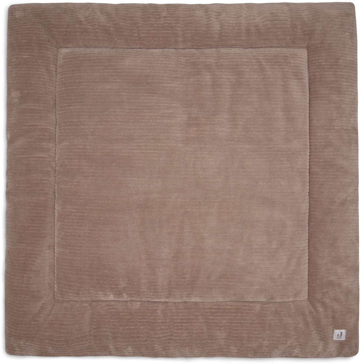 Jollein boxkleed baby - 100x100cm - cloudy rib - polyester - milky coffee