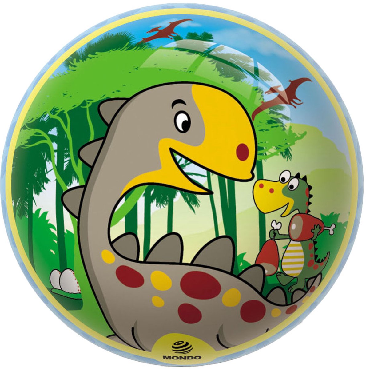 Wereld decoratieve dino, 14cm