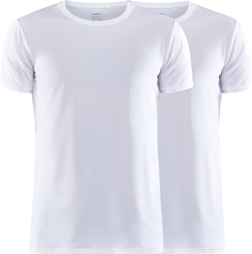 Craft core dry tee multi 2-pack m heren thermoshirt - wit