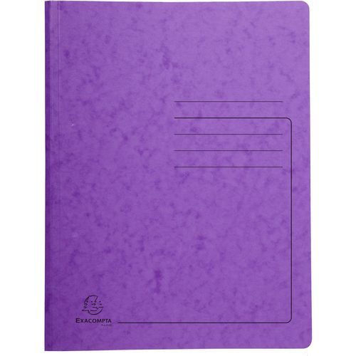 Map met veer exacompta 240228e a4 paars