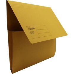 Documentmap exacompta gdw1-ylwz a4, foolscap geel