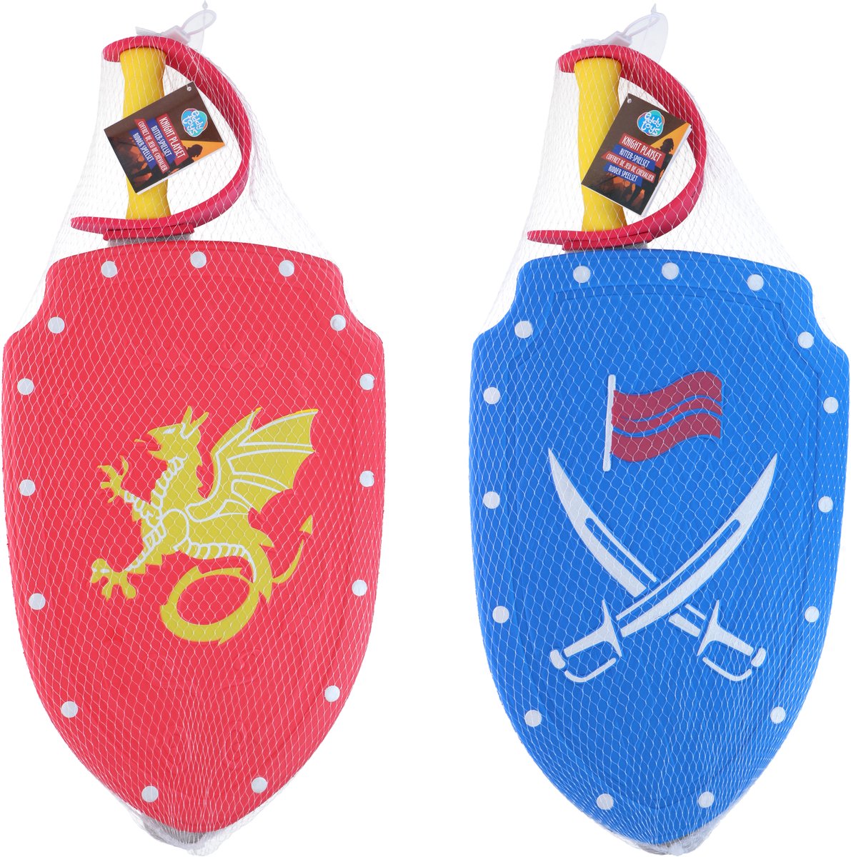 Eddy toys ridder speelset - 58688 - ridder speelgoed met schild en zwaard - speelset vanaf 3 jaar - 1 willekeurige kleur