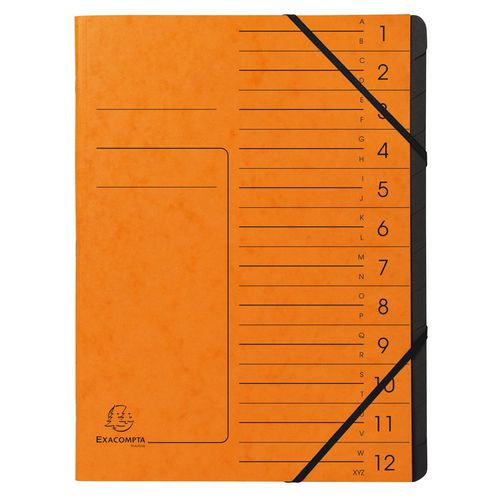 Sorteermap exacompta 541204e a4 oranje