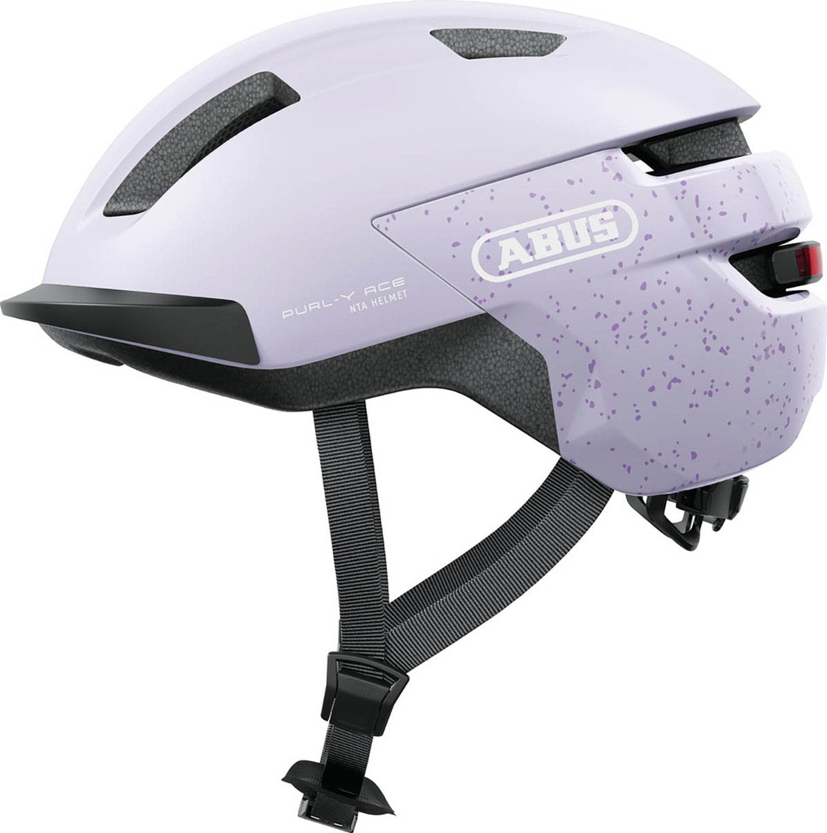 Abus purl-y ace fietshelm light lavender