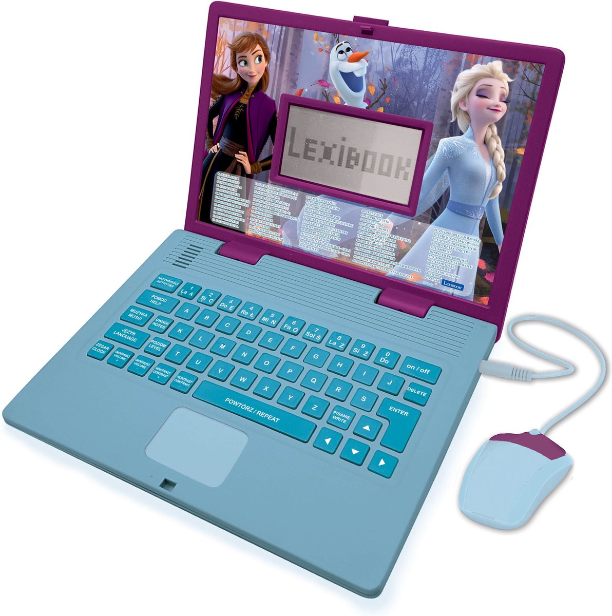 Lexibook tweetalige educatieve laptop frozen - 124 activiteiten in het engels pools
